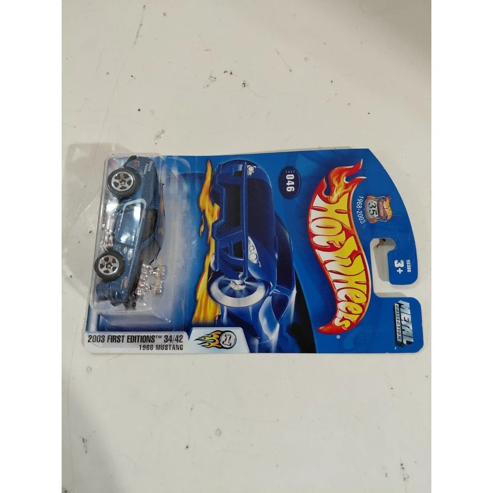 NIP Hot Wheels 2003 First Edition 1:64 Die Cast 1968 Ford Mustang Muscle Car